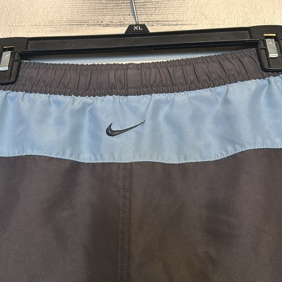 Nike Swim Trunks Size Medium Gray Blue - Picture 5 of 8